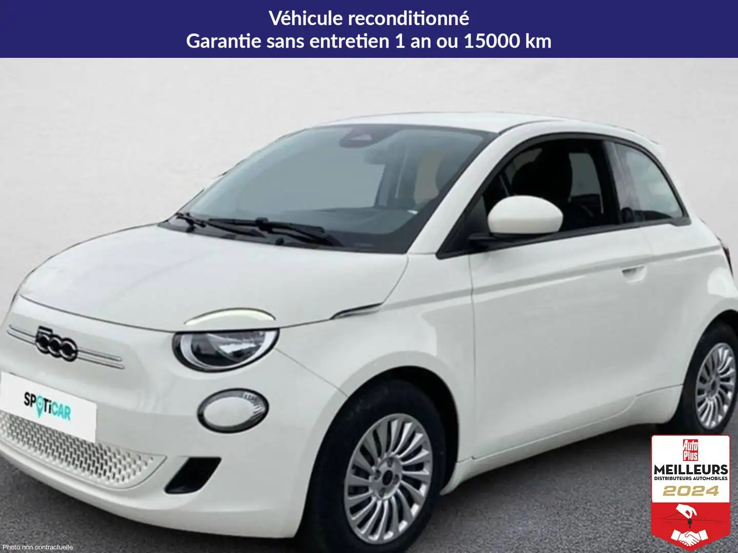 Fiat 500 E 95 ch nouvelle 500 Blanc - 1