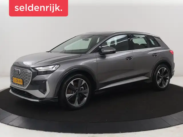 Audi Q4 e-tron 40 77KWH 150 KW S-Line | SOH 96,3% | Half leder |