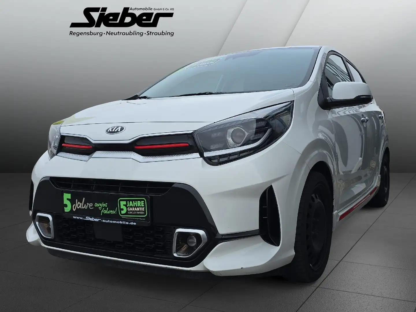 Kia Picanto 1.0 T-GDI GT Line *Schiebedach*Sitzheiz.* Weiß - 2