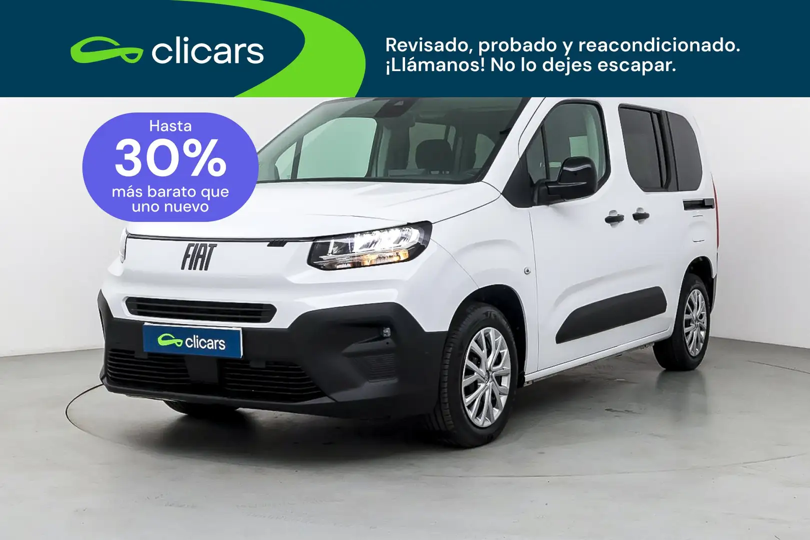 Fiat Doblo 1.5 Talla M 75KW Blanco - 1