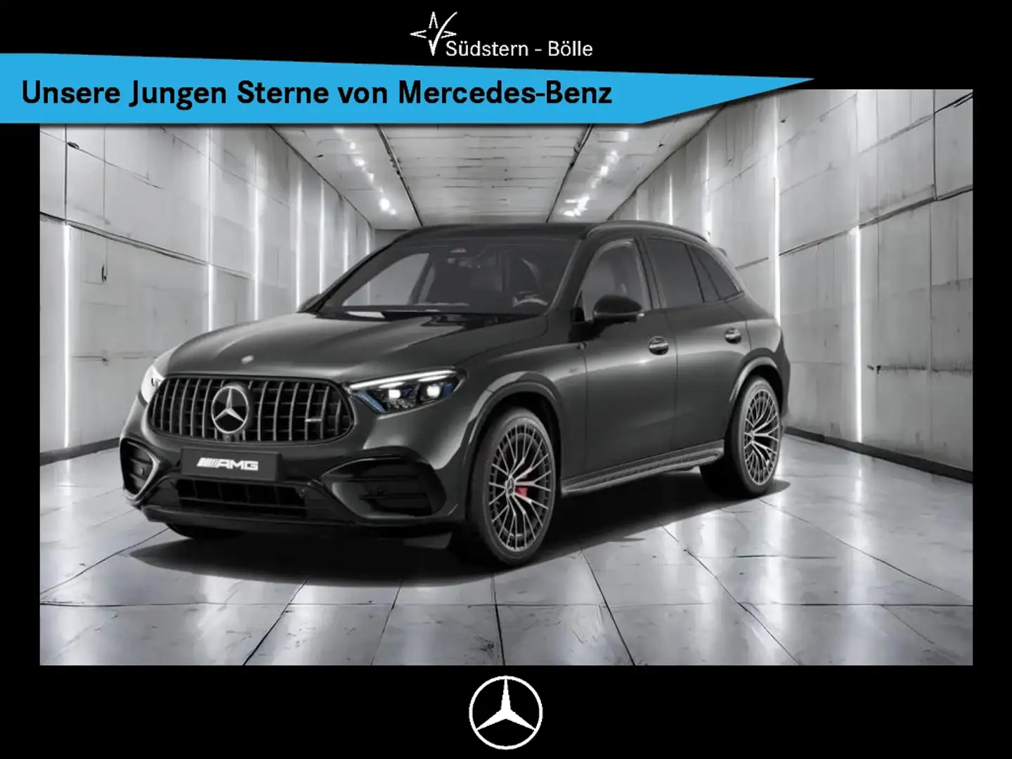 Mercedes-Benz GLC 43 AMG 4M PANO+AHK+PERF.SOUND+BURM+21" Gris - 1