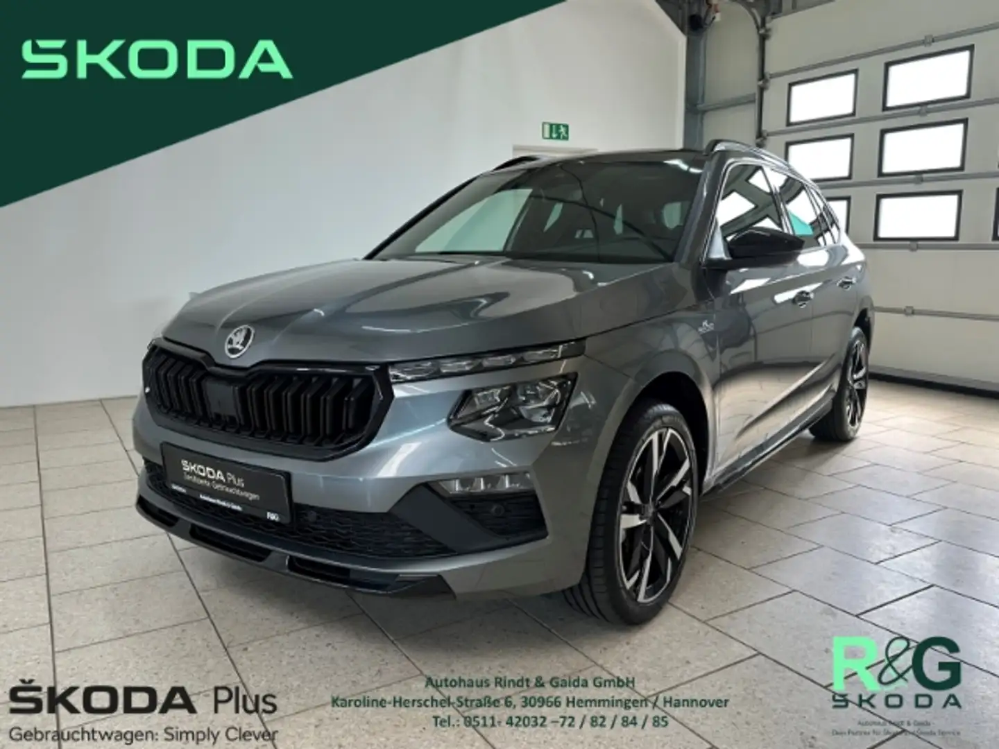 Skoda Kamiq Monte Carlo 1.5 TSI DSG Navi ACC AHK Pano Matrix Grau - 1
