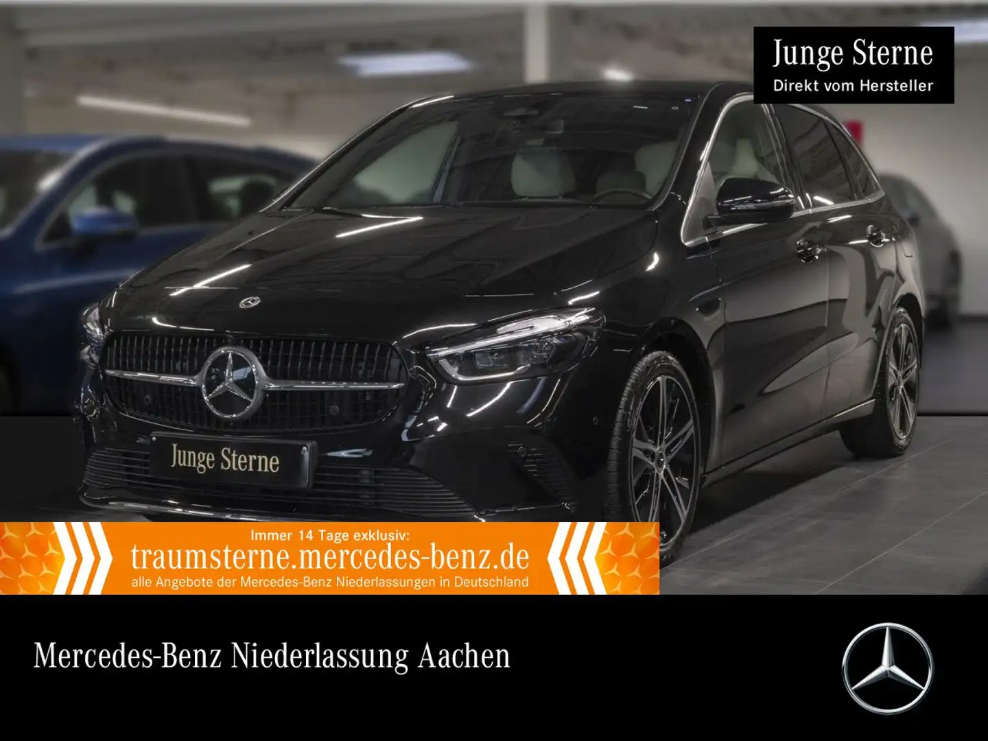 Mercedes-Benz B 220 4M PROGRESSIVE+360°+AHK+MULTIBEAM+TOTW+8G Schwarz - 1