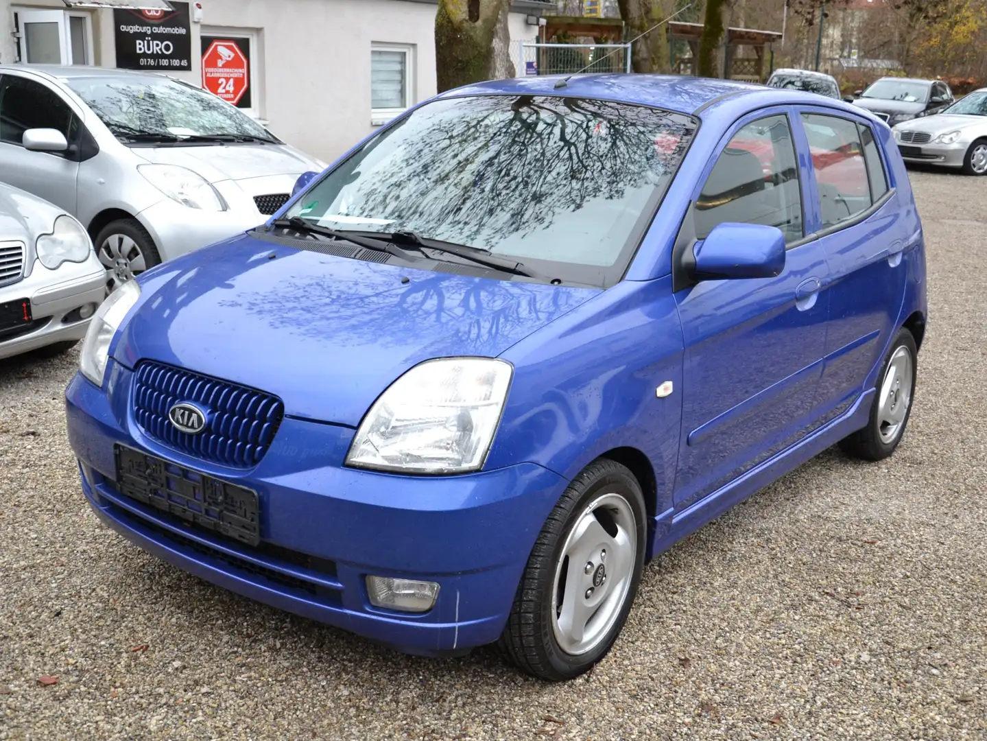 Kia Picanto 1.1 EX Servo, M+S Allwetterreifen Tüv 11/2027 Blau - 1