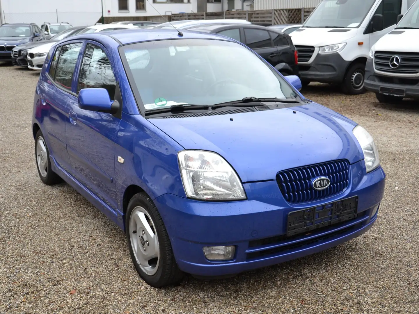 Kia Picanto 1.1 EX Servo, M+S Allwetterreifen Tüv 11/2027 Blau - 2