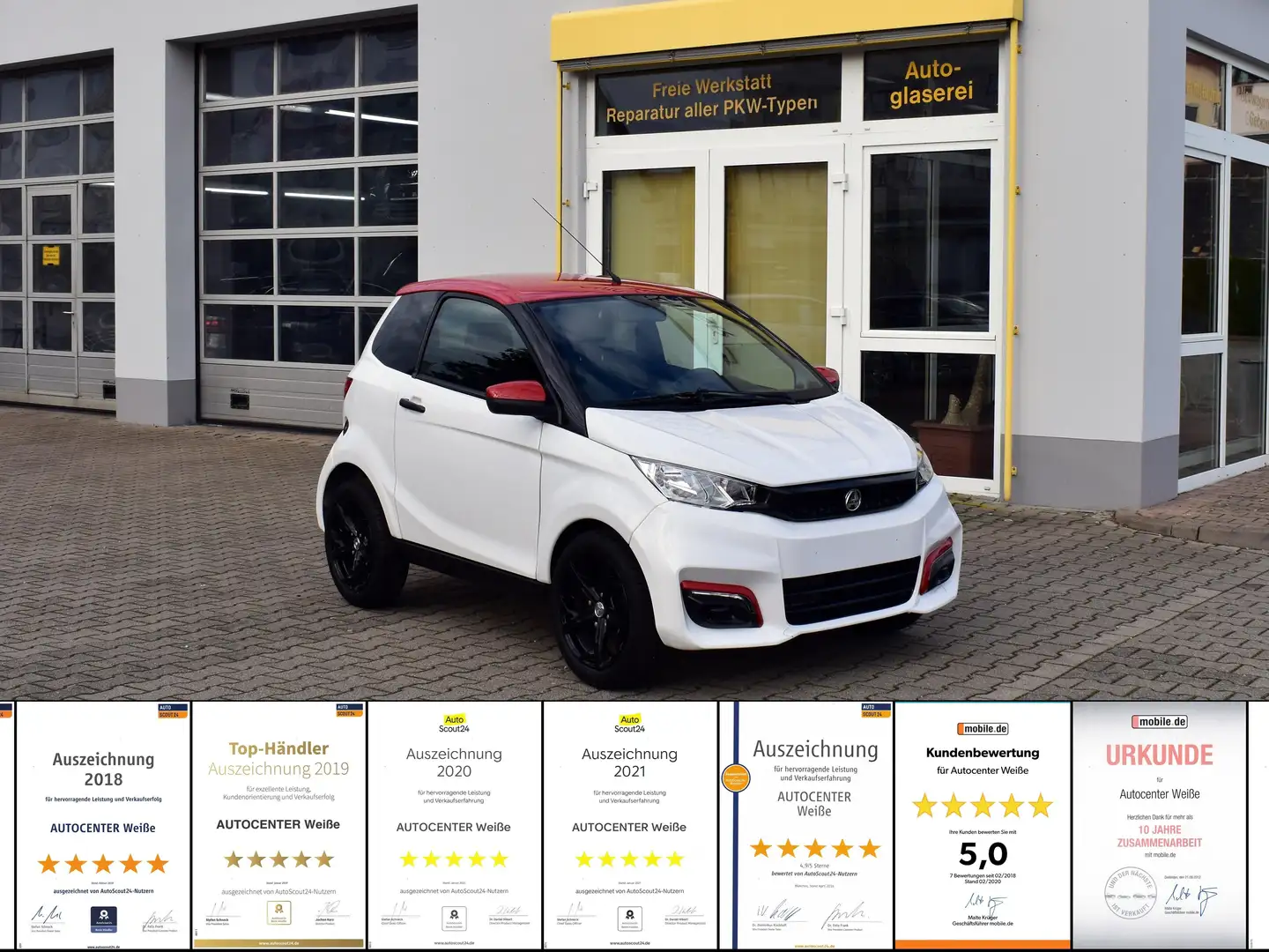 Aixam City Sport Mopedauto Microcar fahren ab 15 bijela - 1