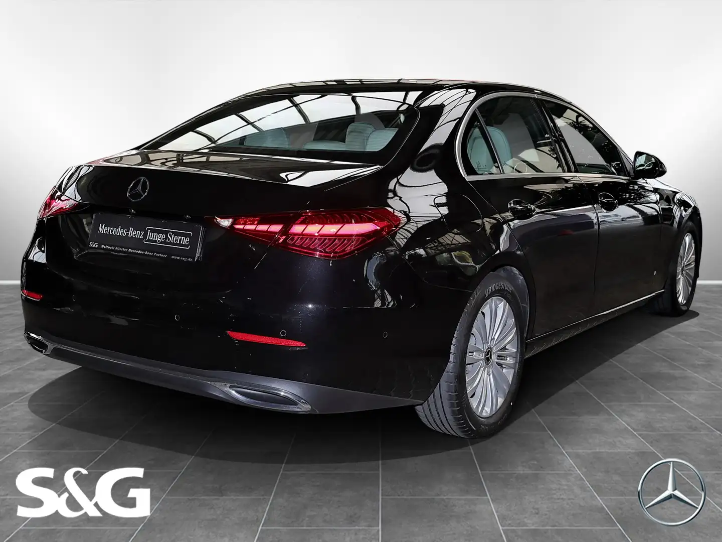 Mercedes-Benz C 180 Avantgarde 360°+TOTWINKEL+LEDER BEIGE+LED Schwarz - 2