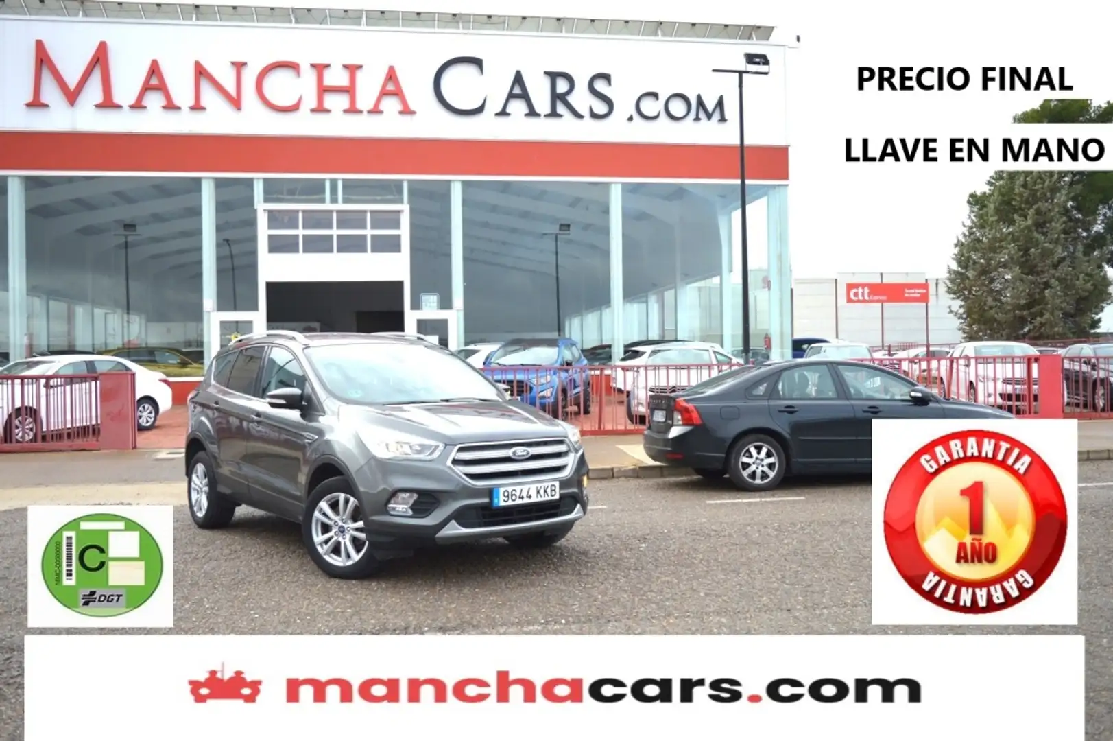 Ford Kuga 1.5TDCi Auto S&S Trend 4x2 120 Noir - 2
