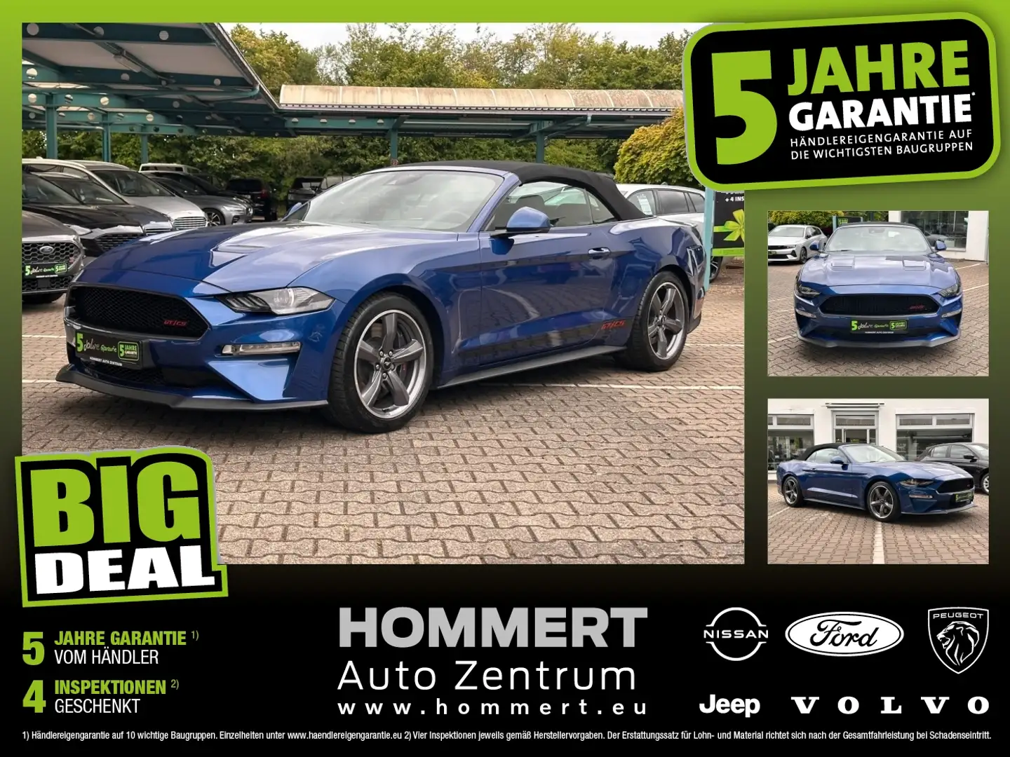 Ford Mustang 5.0 Ti-VCT V8 GT CS *ACC*beh.Lenk*Navi Blauw - 1