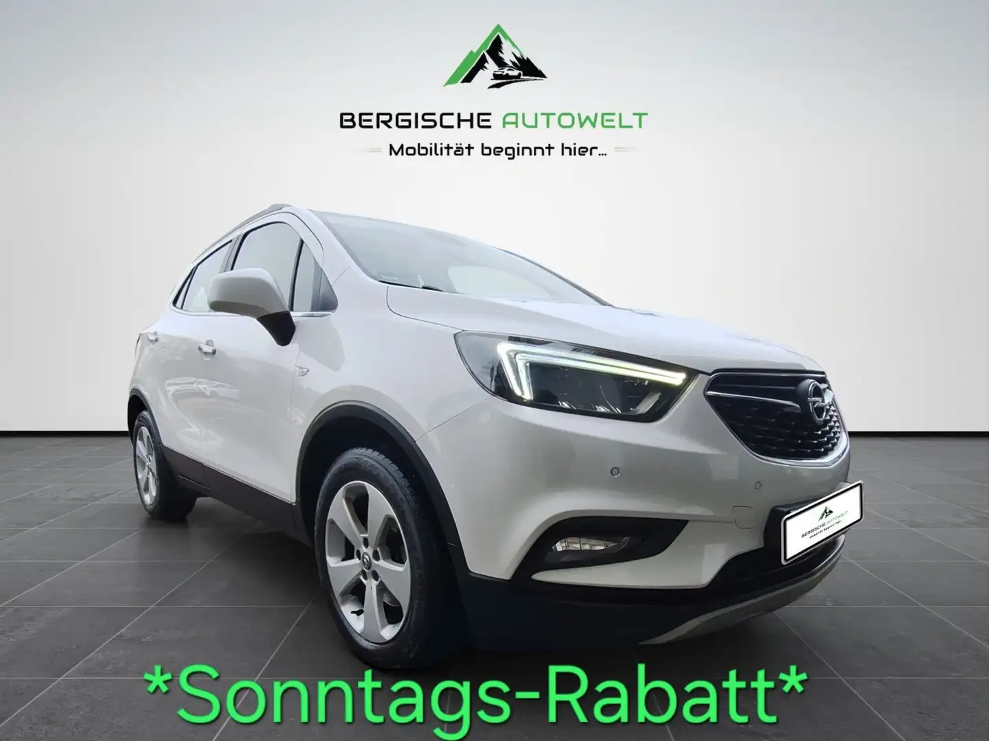 Opel Mokka MOKKA X 1.6CDTI AUTM/LEDER/NAVI/TEMP/SHZ/PDC/AHK Weiß - 1