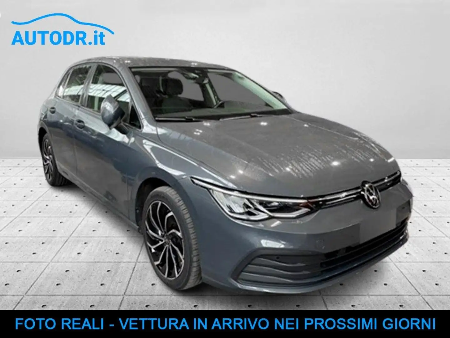 Volkswagen Golf 2.0 TDI DSG Life LED, AppConnect, Virtual, ACC Grigio - 2