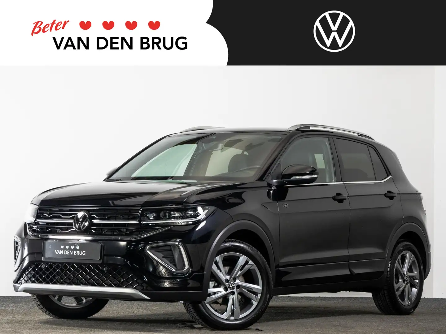 Volkswagen T-Cross R-Line 1.0 TSI 115pk Automaat | Stoelverwarming | Schwarz - 1