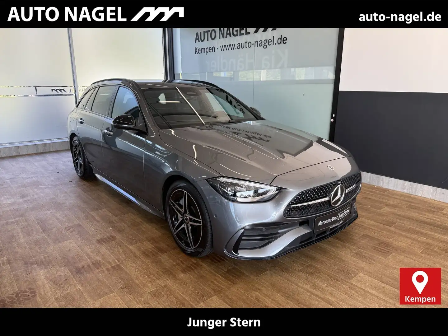 Mercedes-Benz C 200 C 200 T AMG +LED+NAVI+DAB+Burmester+Totwinkel+ Grau - 1