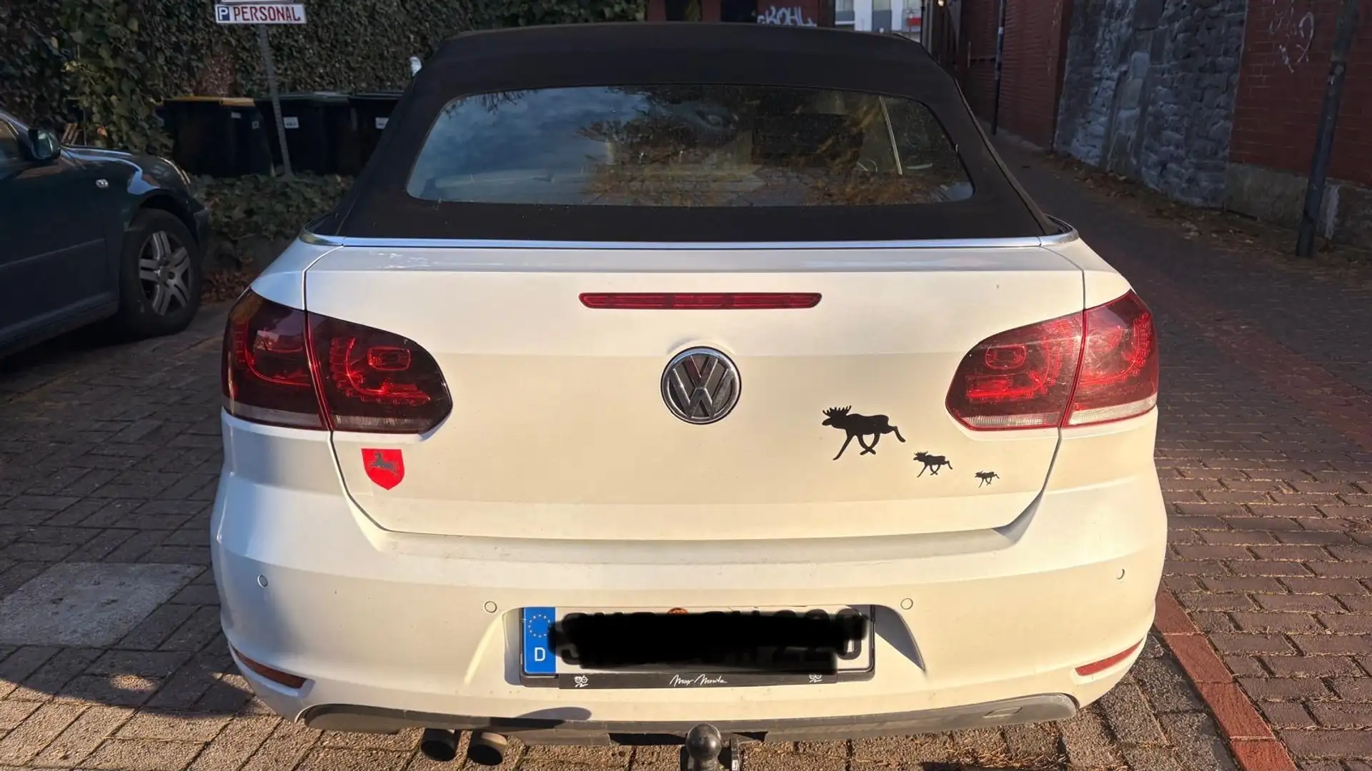 Volkswagen Golf Cabriolet Basis Biały - 2