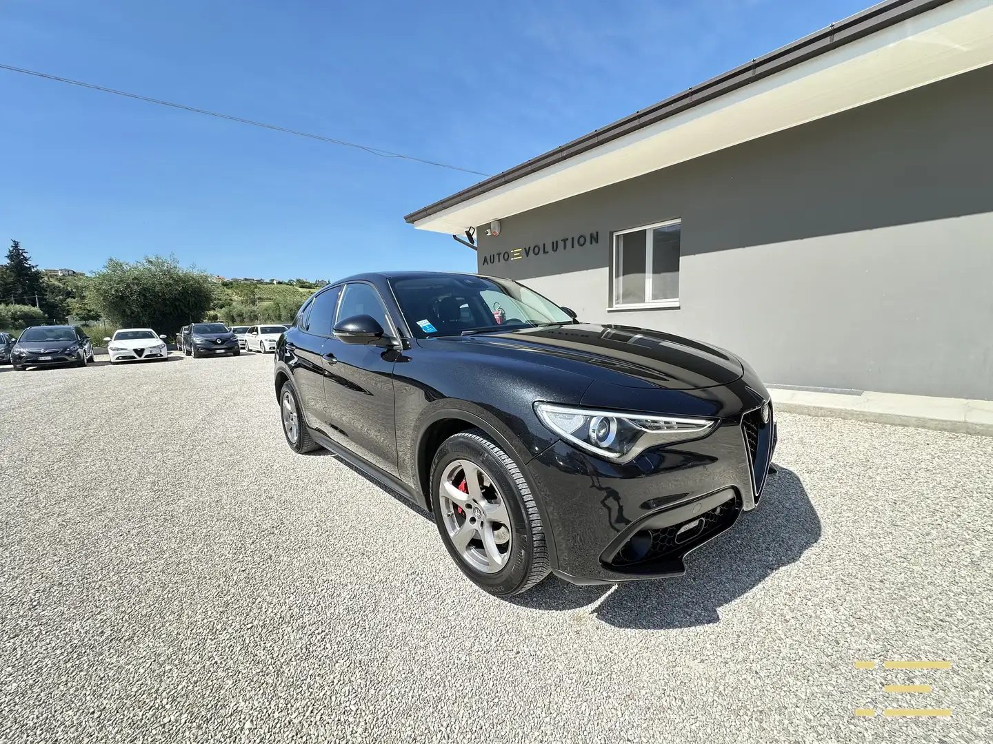 Alfa Romeo Stelvio 2.2 JTDM 150 cv automatica 92.558 km Noir - 1