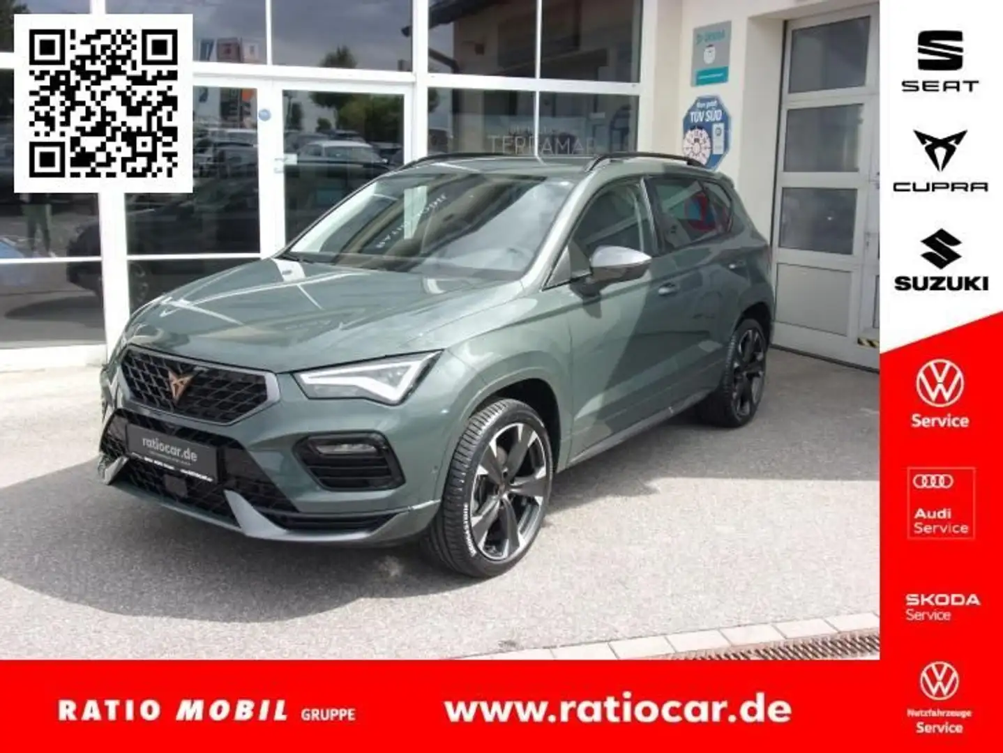 CUPRA Ateca ATECA 2.0 TSI DSG 4DRIVE GAR.-11/2029* NAVI SHZ Groen - 1