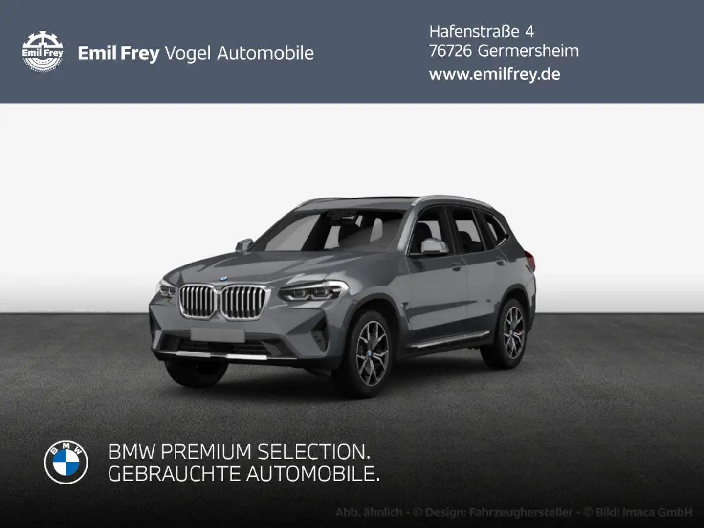 BMW X3 xDrive20d Aut. Luxury Line *HiFi*Navi* Gris - 1