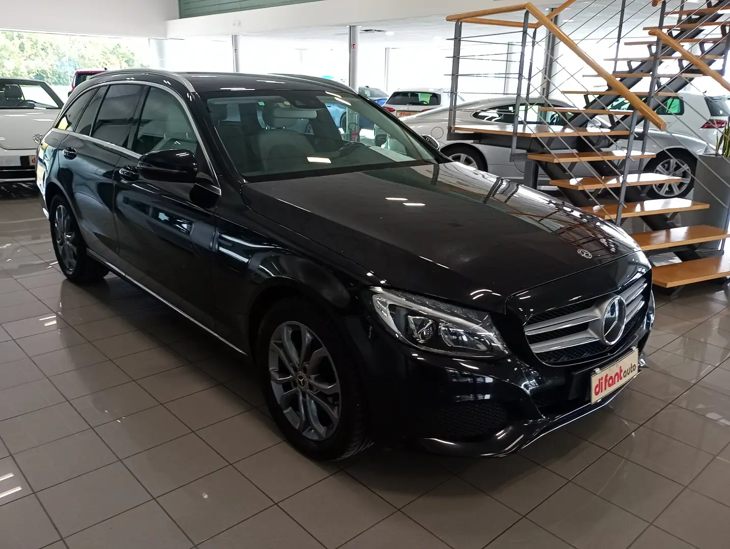 Mercedes-Benz C 220 C SW 220 d Sport 4matic auto Nero - 2