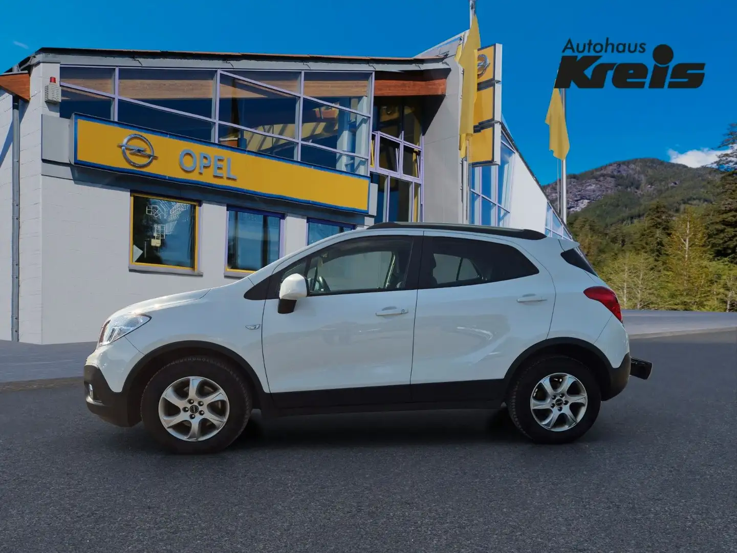 Opel Mokka 1.6 Edition Flex Fix Fahrradträger 1.Hand Blanc - 2