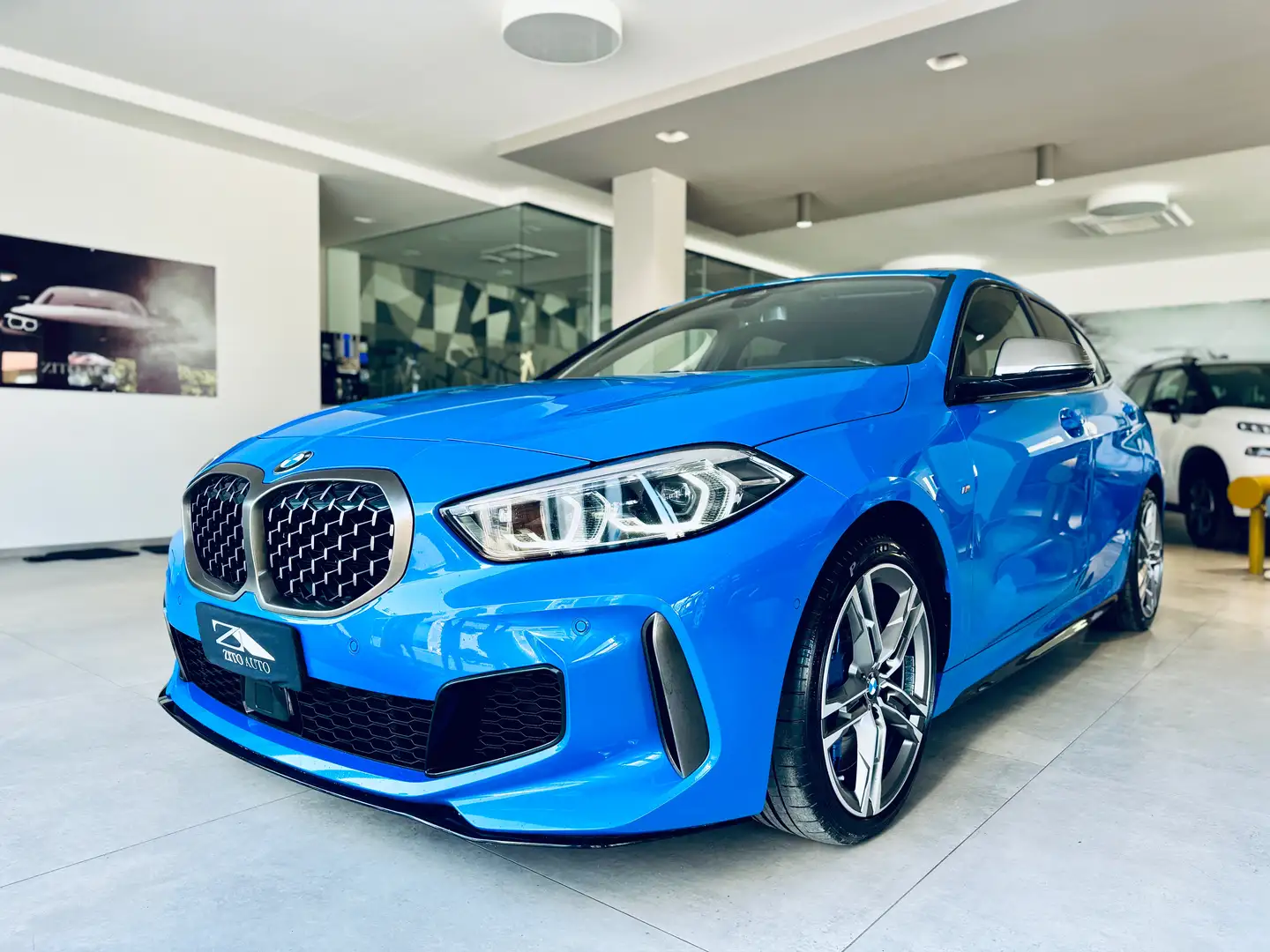 BMW 135 i M xdrive auto HARMAN/HEADUP/PELLE Blue - 1