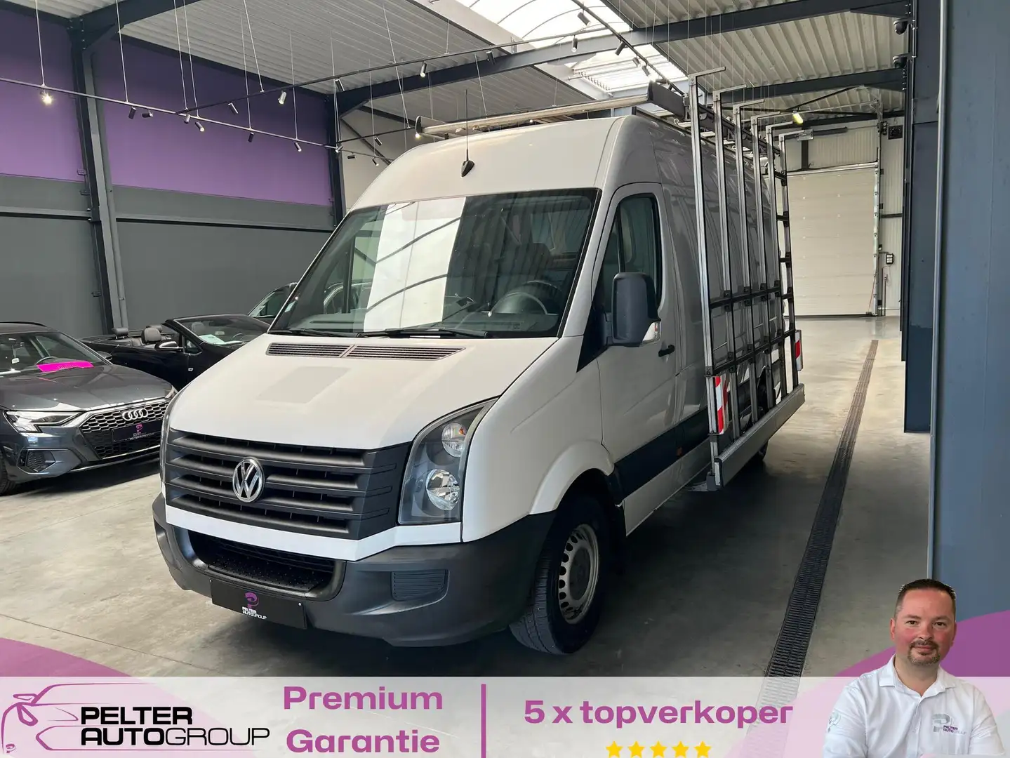 Volkswagen Crafter 2.0 TDi L2H2 topstaat! Wit - 1