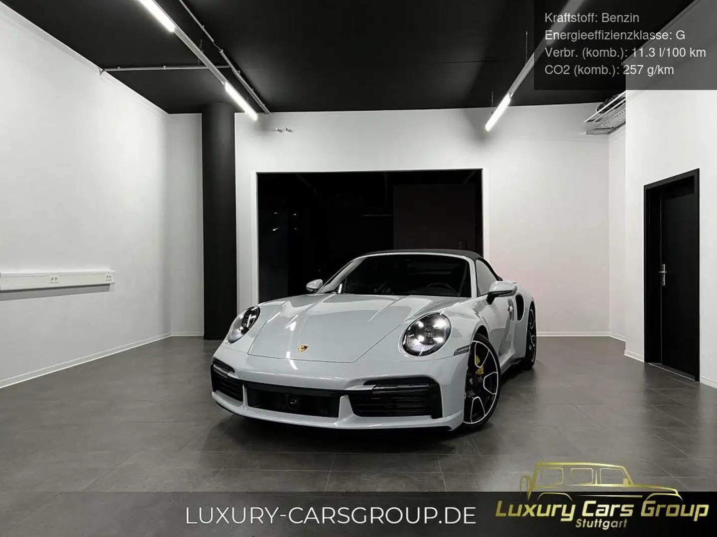 Porsche 911 Turbo S Cabriolet Burm-360°-Lift-Inno-PDLS+ Gris - 1