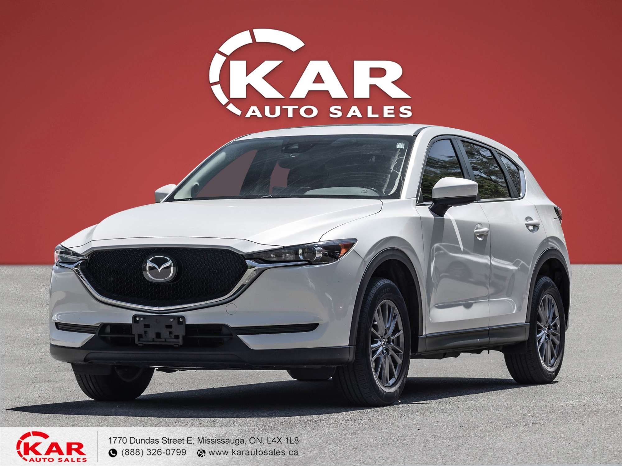 White 2021 Mazda CX-5 SUV / Crossover All-Wheel Drive Automatic