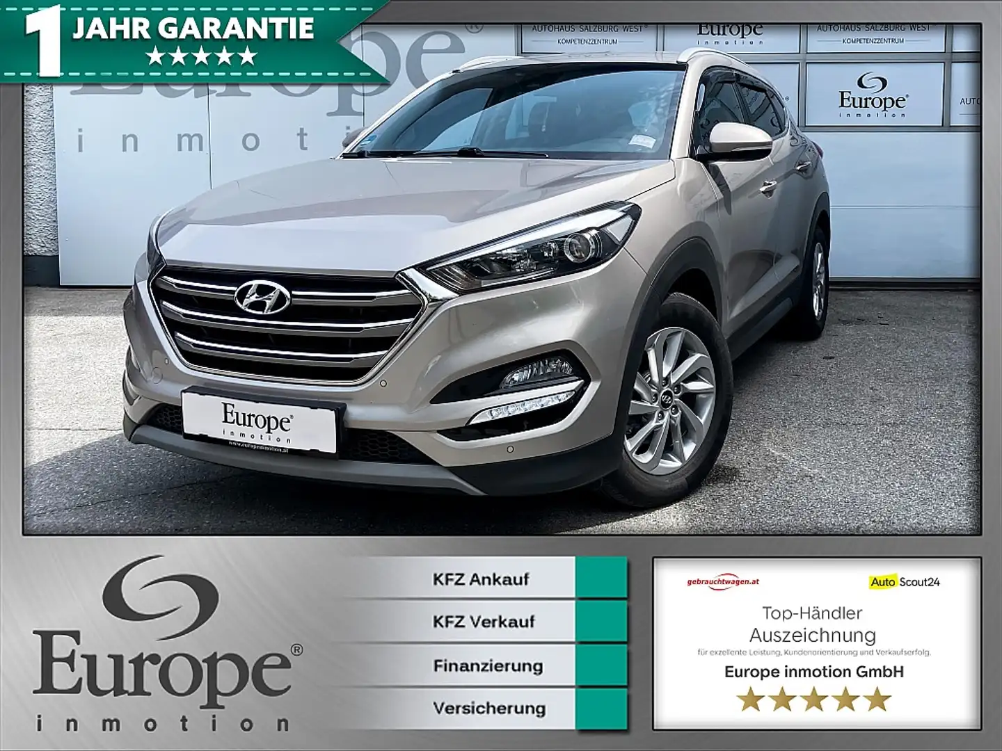 Hyundai TUCSON Tucson 1,7 CRDI /Navi/Kamera/Bluetooth/PDC/ Beige - 1