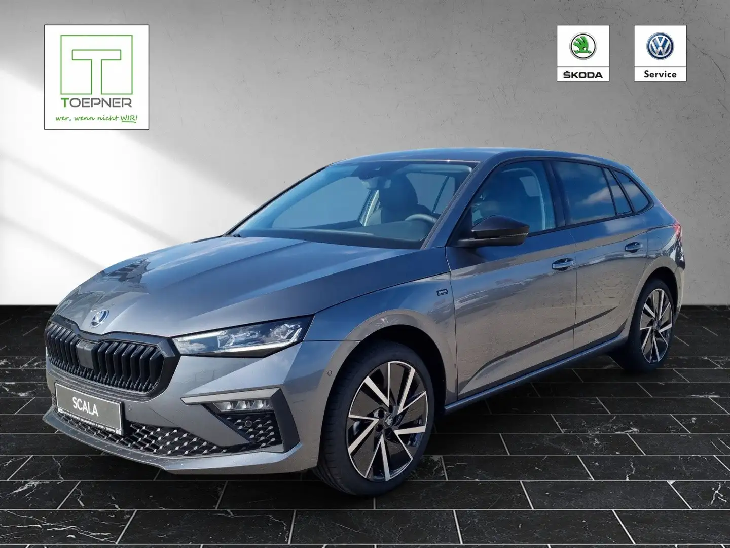 Skoda Scala Drive 1,0 TSI 85KW/115PS DSG 18" Fahrassi+ Grijs - 2