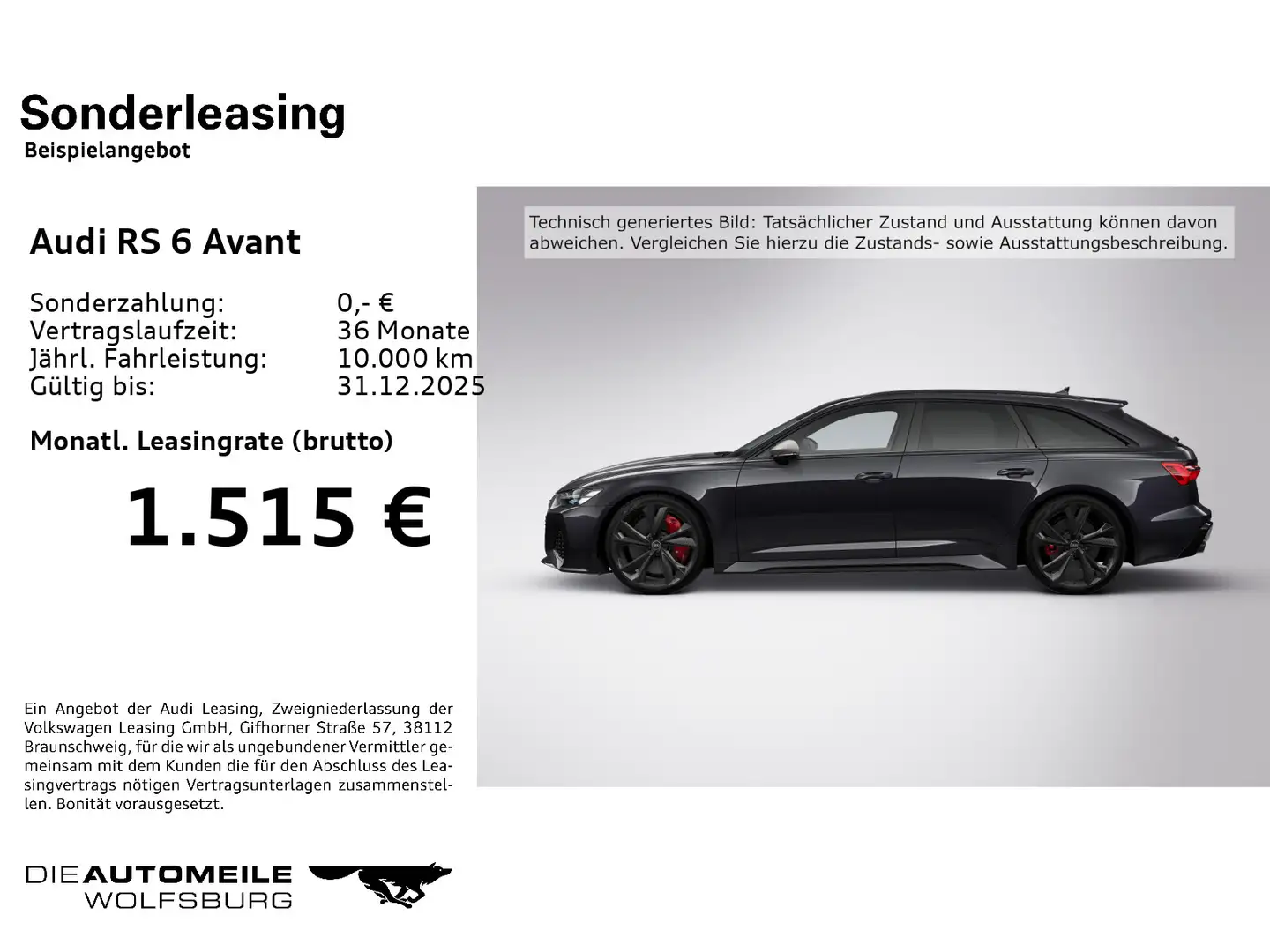 Audi RS6 4.0 TFSI quattro tiptronic performanc Schwarz - 2