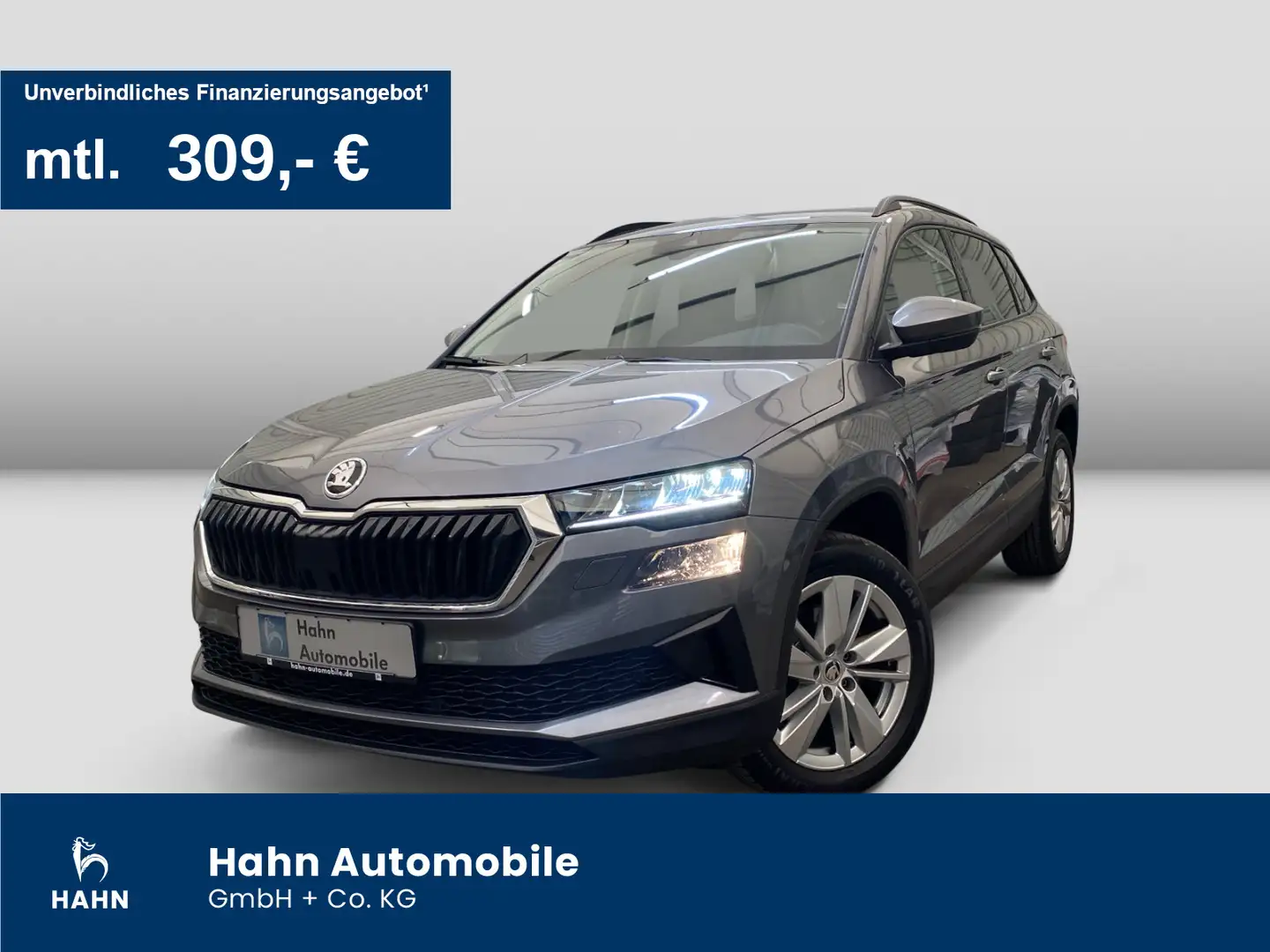 Skoda Karoq 1.5 TSI DSG Selection Navi AHK LED CAM PDC Grau - 1