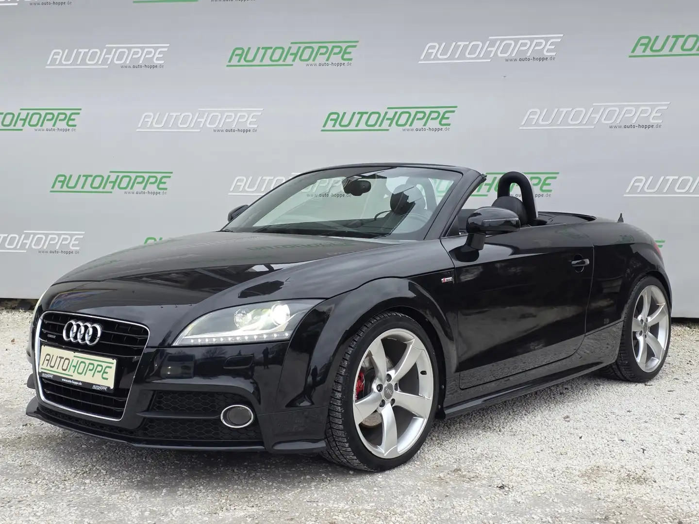Audi TT 2.0 TDI Roadster quattro, S Line, Xenon, PDC, SHZ Zwart - 1