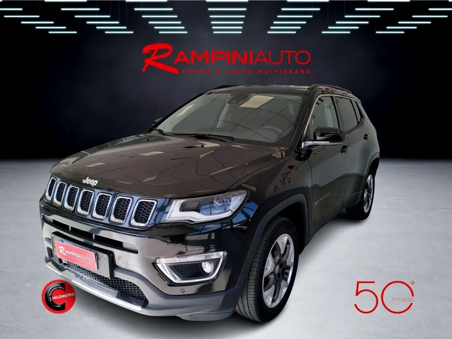 Jeep Compass 2.0 Multijet 4WD Limited Km 83.000 Pronta Consegna Nero - 2