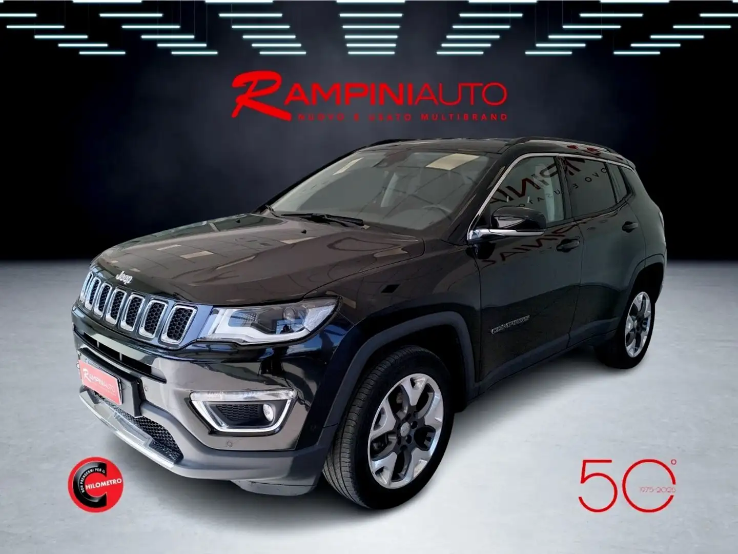 Jeep Compass 2.0 Multijet 4WD Limited Km 83.000 Pronta Consegna Nero - 1