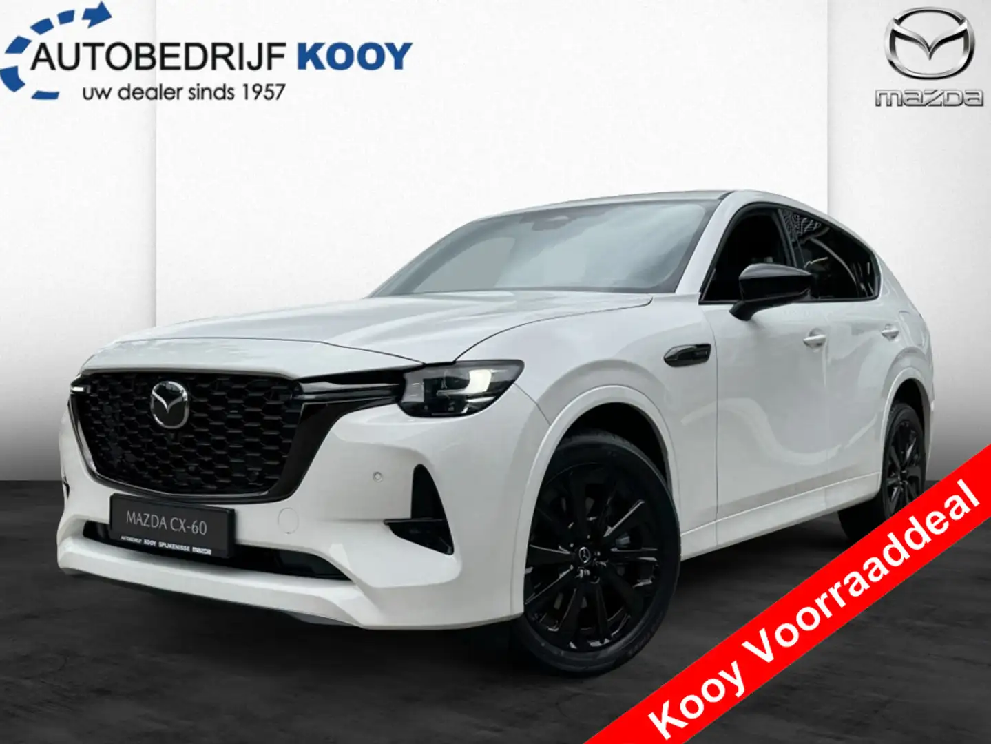 Mazda CX-60 2.5 e-SkyActiv PHEV 327pk Homura Business Edition Wit - 1