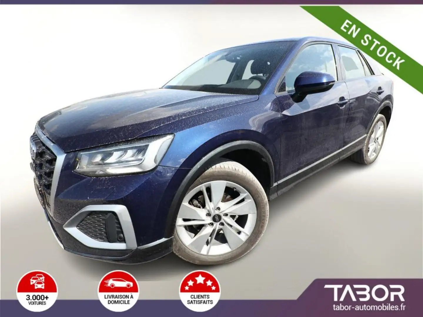 Audi Q2 35 TFSI 150 Advanced LED GPS KeyL 18P Bleu - 1
