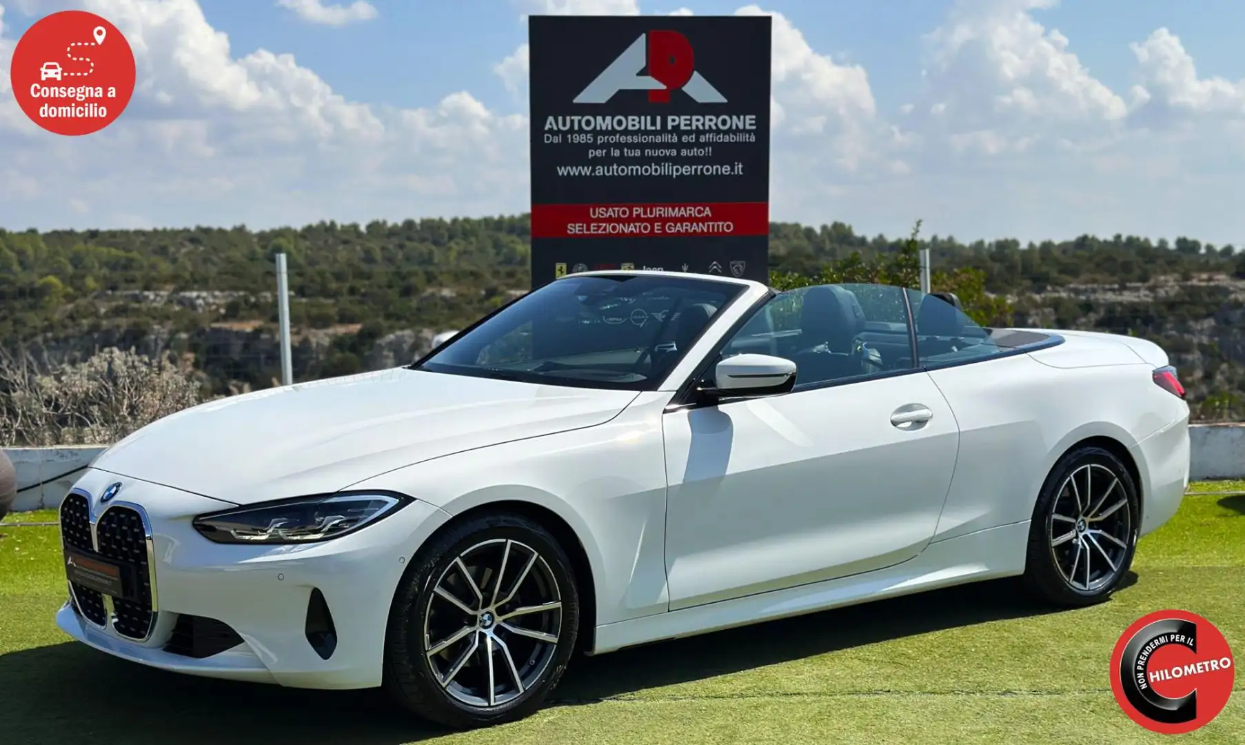 BMW 420 i Cabrio Sport MY24 Bianco - 1