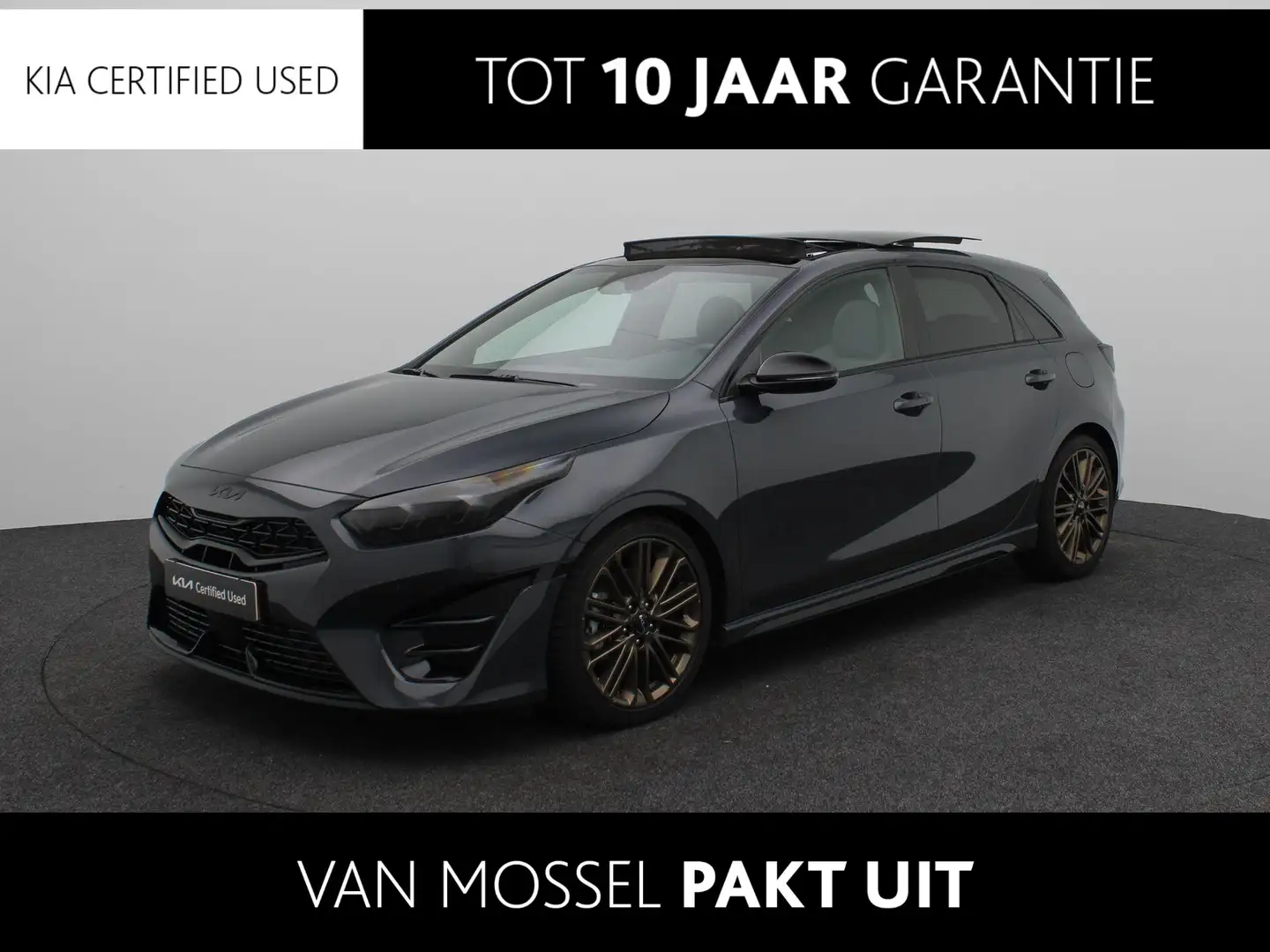 Kia Ceed / cee'd 1.5 T-GDi GT-PlusLine | Automaat | Black/Brons/Eib Grijs - 1