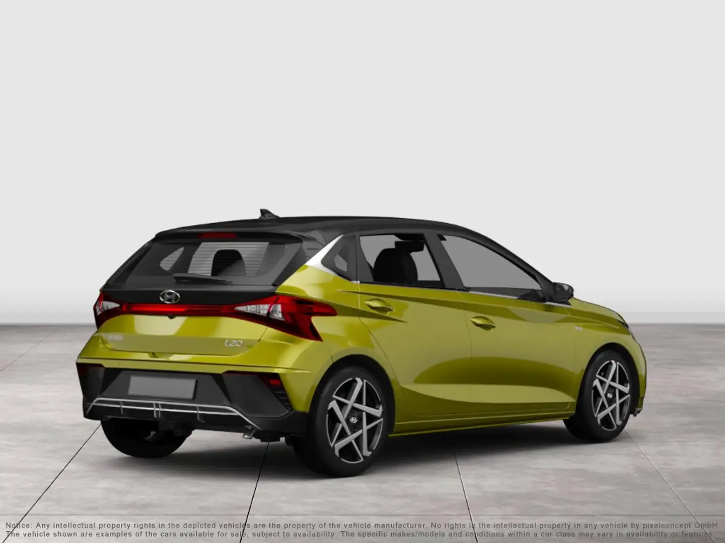 Hyundai i20 TREND i20 1.0 T-GDI 100PS,7-DCT,RFK,NAVI Groen - 2