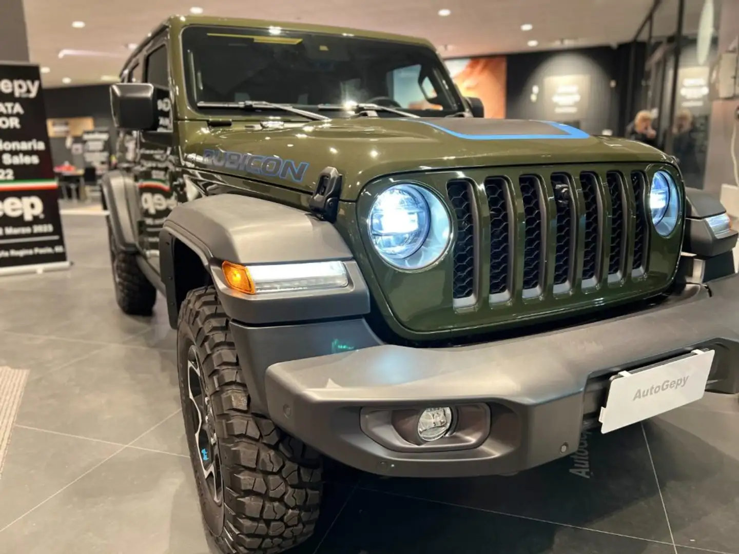 Jeep Wrangler Unlimited 2.0 PHEV ATX 4xe Rubicon Verde - 1