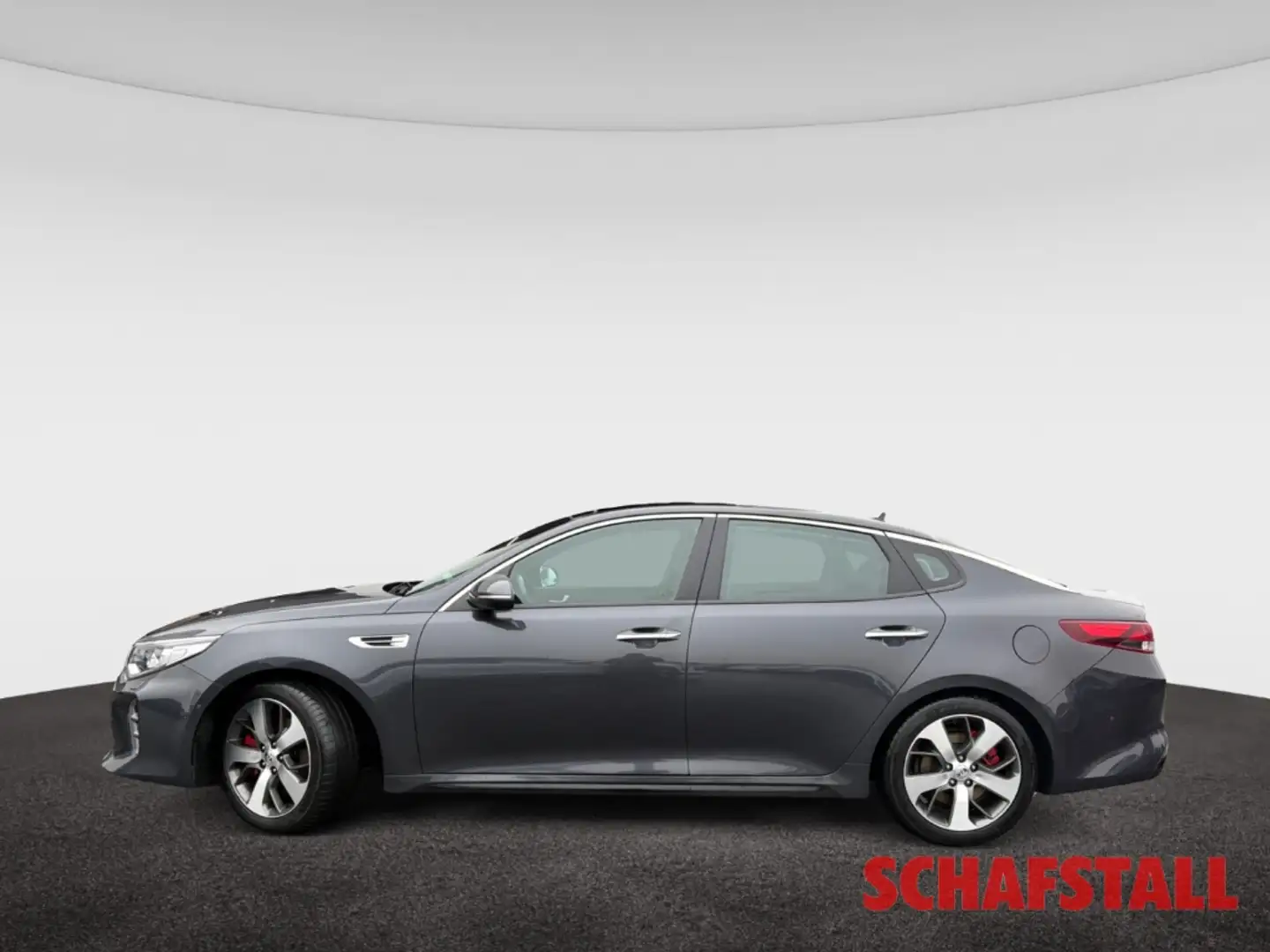 Kia Optima GT 2,0 T-GDI Automatik Panorama E Sitz Memory Navi Grau - 2