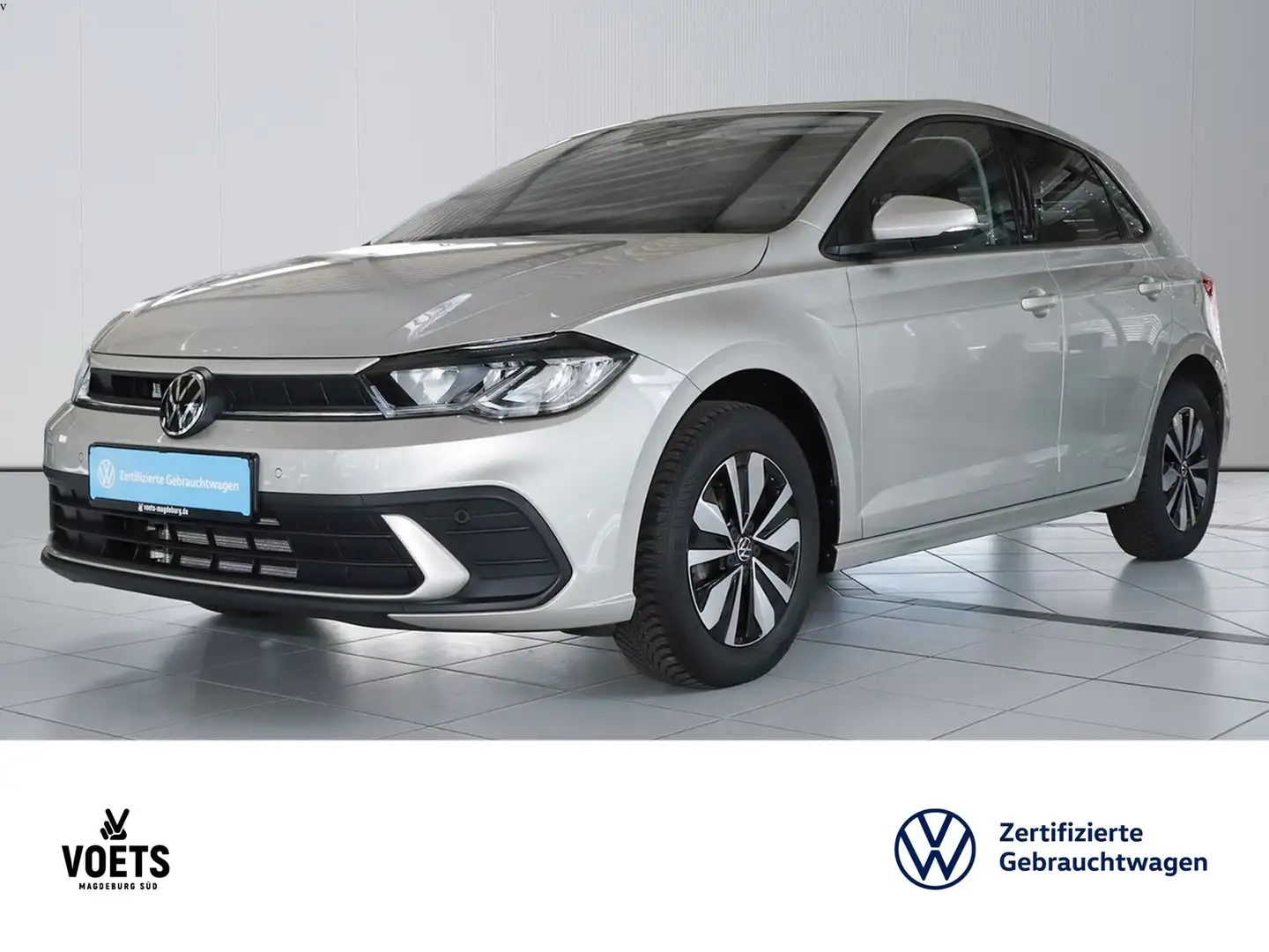 Volkswagen Polo VI MOVE 1.0 TSI DSG LED+NAVI+ACC Silber - 1