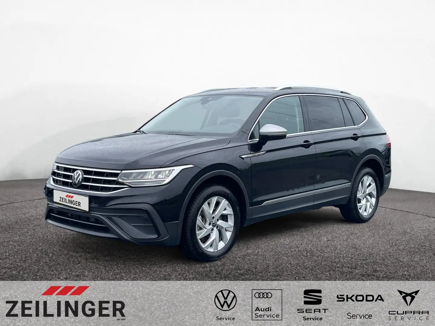 Volkswagen Tiguan Allspace Life 4Mo TDI DSG|7-S|AHK|eHECK Schwarz - 1