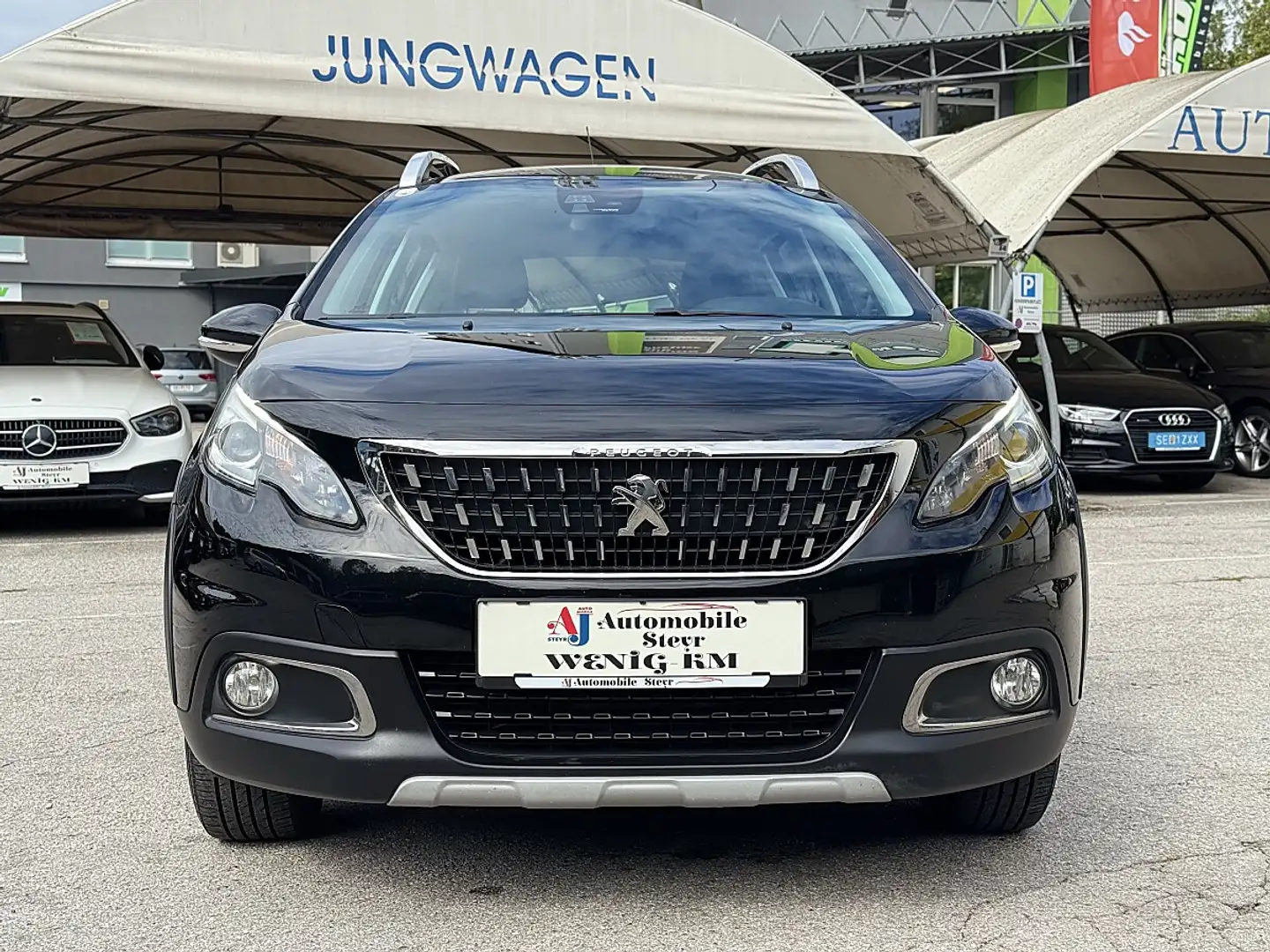Peugeot 2008 1,6 BHDI 100 S&S Allure+Navi+Kamera+Teilleder Schwarz - 2