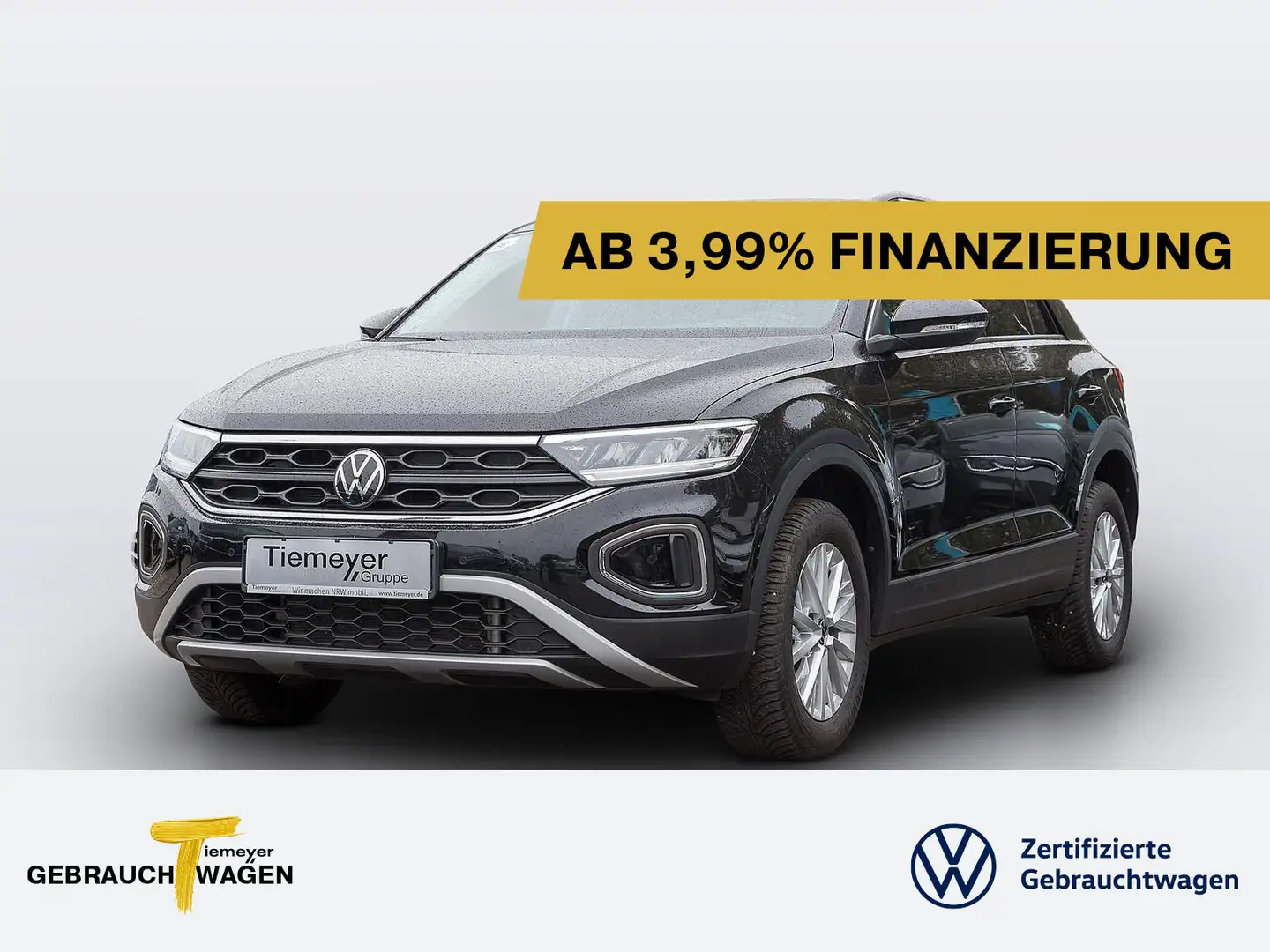 Volkswagen T-Roc 1.0 TSI LIFE NAVI LED SITZHZ VIRTUAL Zwart - 1