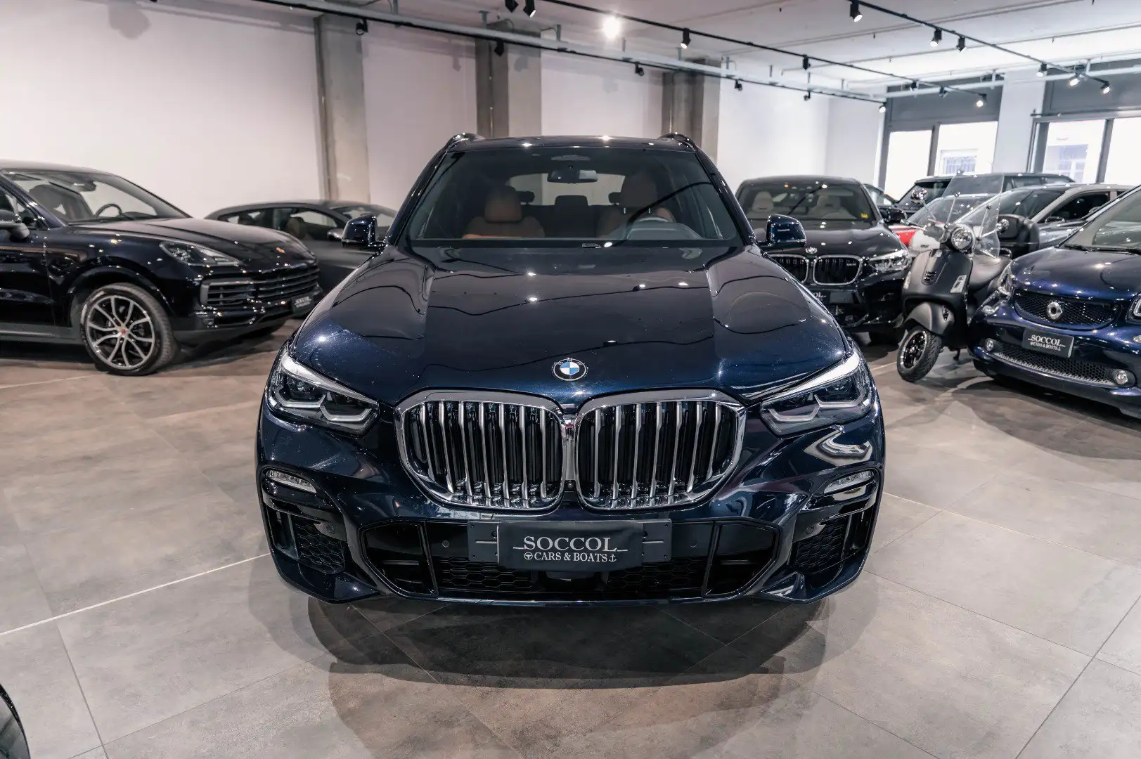 BMW X5 xDrive40i Msport*ASSETTO ATTIVO*RADAR*HARMAN K.* Blu/Azzurro - 2
