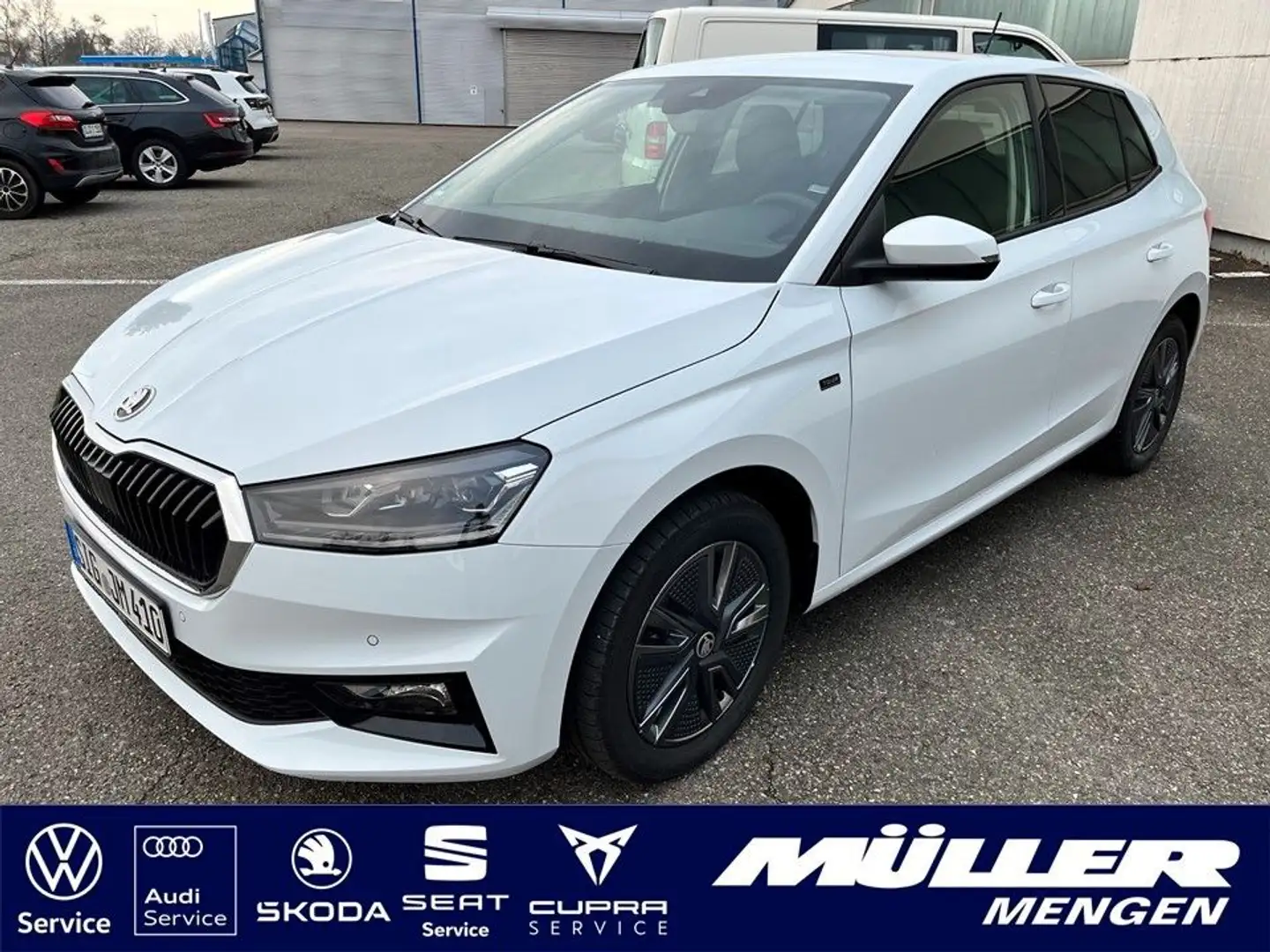 Skoda Fabia Tour 1,0 TSI DSG Lodge|Navi|ACC|beh. WSS Weiß - 1