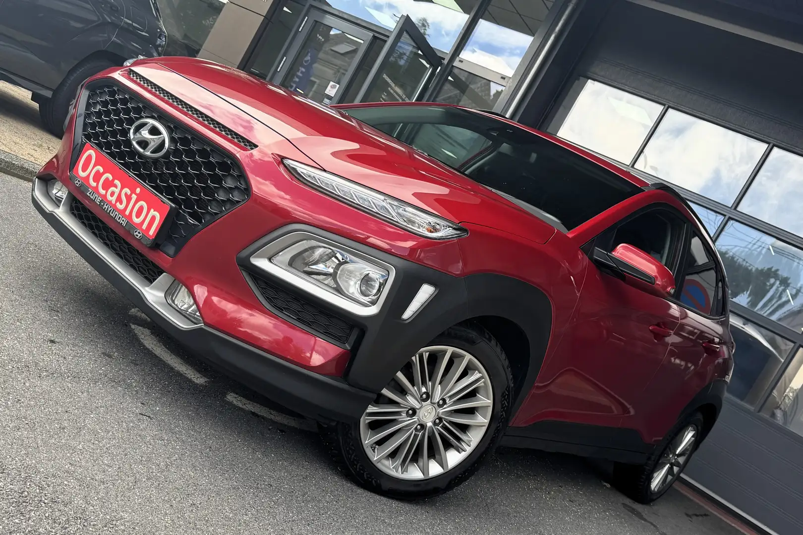Hyundai KONA 1.6 CRDi TechnoPack/ GARANTIE 12M/ SITE DE ARLON Rouge - 2