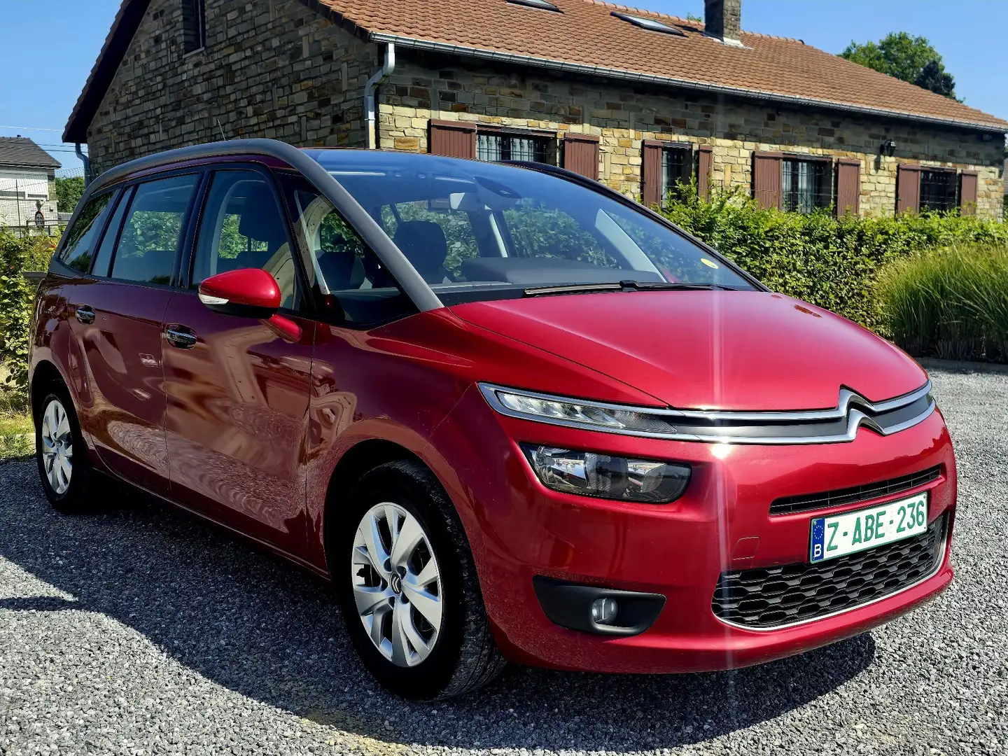 Citroen Grand C4 Picasso 1.6HDi Automatique * 7 places * Garantie * Grijs - 2