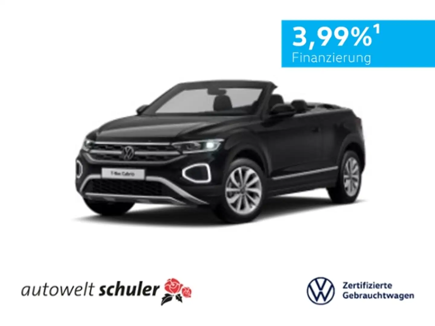 Volkswagen T-Roc Cabrio 1.0 TSI Style AHK LED Standheizung Schwarz - 1